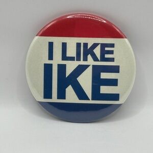 Vintage 'I Like Ike' Presidential Button